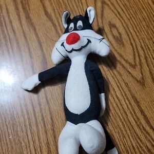 SYLVESTER The Cat Stuffed Animal Plush Warner Bros 1977 DAKIN 8” Toy